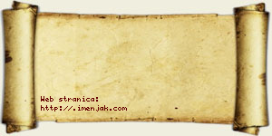 Nina Veljoglavac vizit kartica